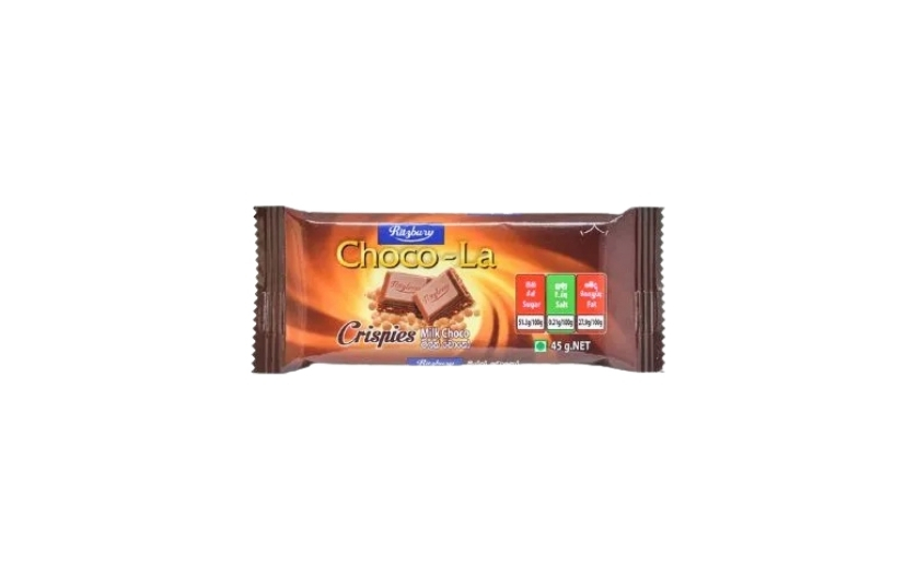 RITZBURY CHOCO-LA CRISPIES 50G